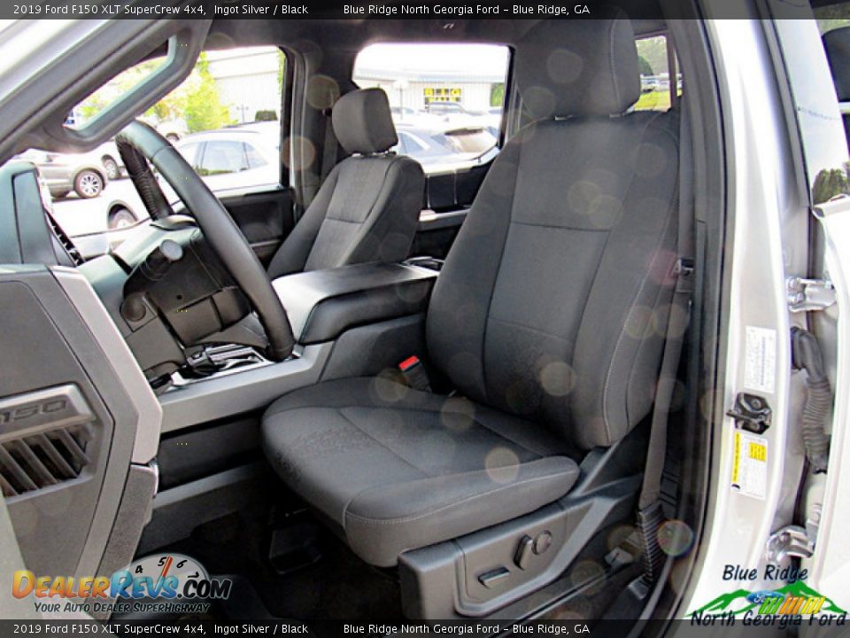 2019 Ford F150 XLT SuperCrew 4x4 Ingot Silver / Black Photo #10