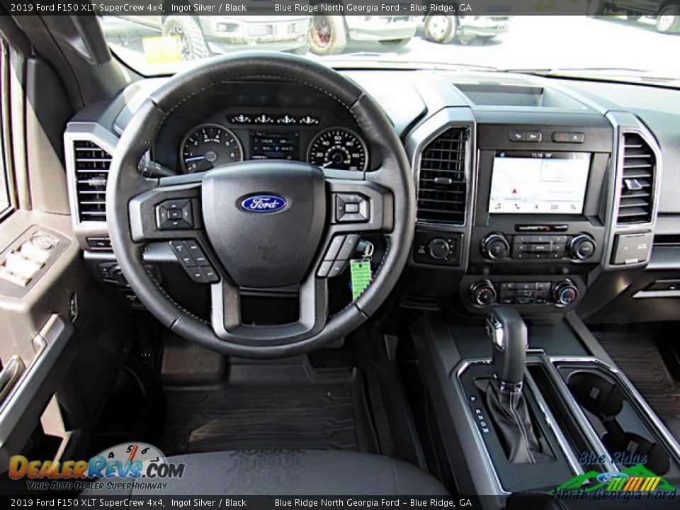 2019 Ford F150 XLT SuperCrew 4x4 Ingot Silver / Black Photo #14