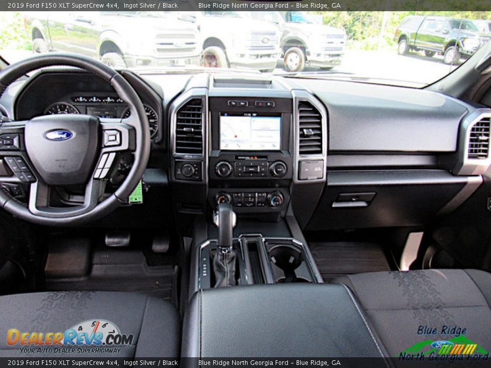 2019 Ford F150 XLT SuperCrew 4x4 Ingot Silver / Black Photo #15