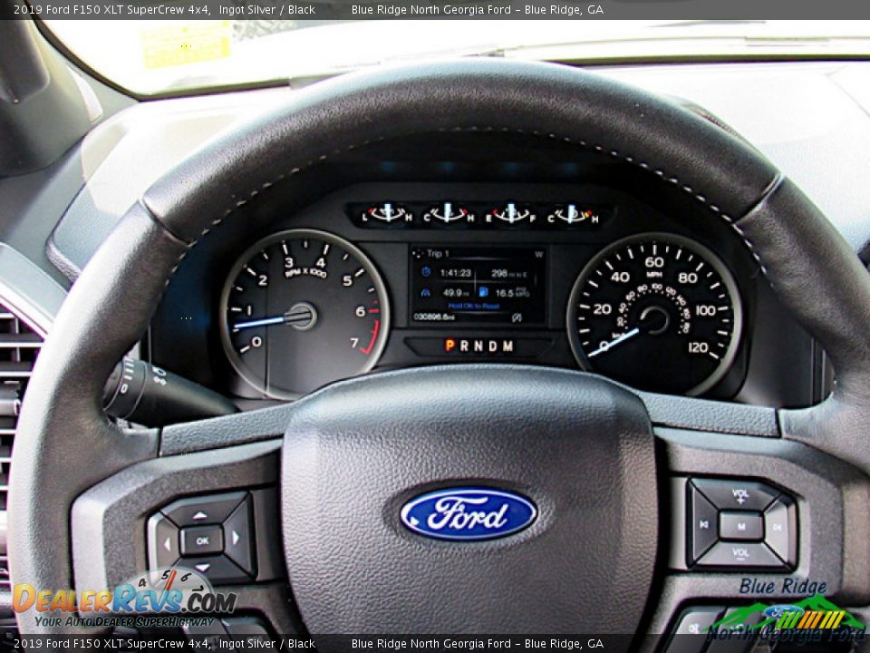 2019 Ford F150 XLT SuperCrew 4x4 Ingot Silver / Black Photo #17