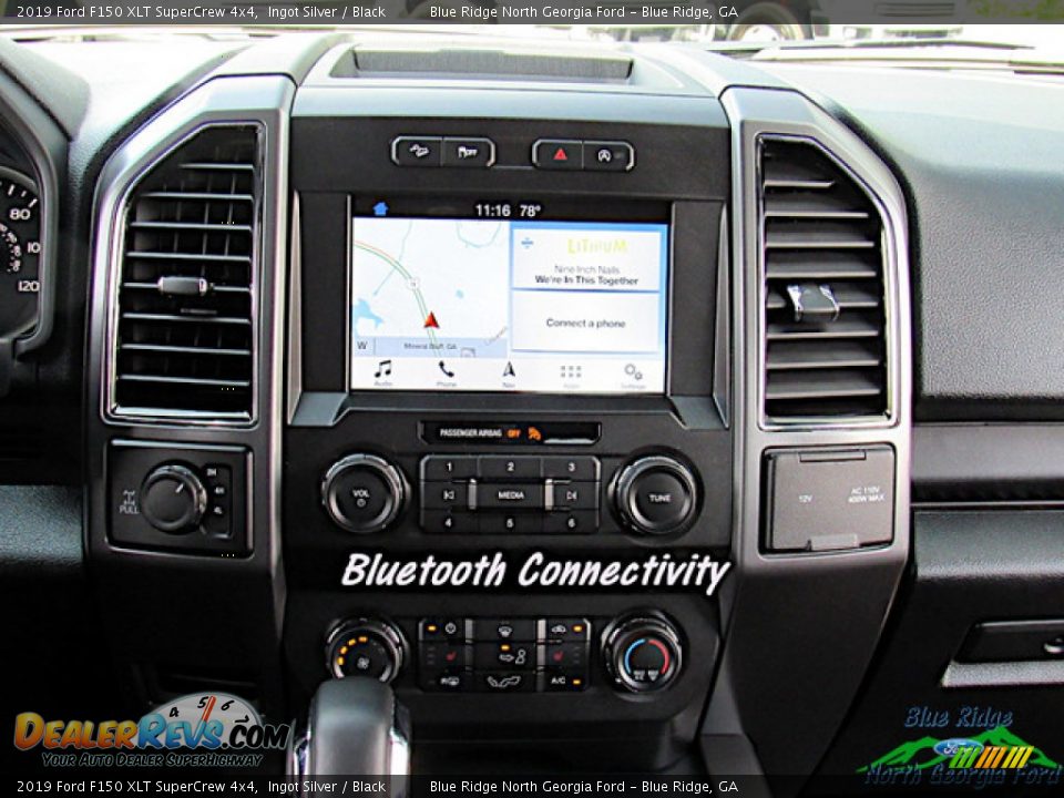 2019 Ford F150 XLT SuperCrew 4x4 Ingot Silver / Black Photo #18