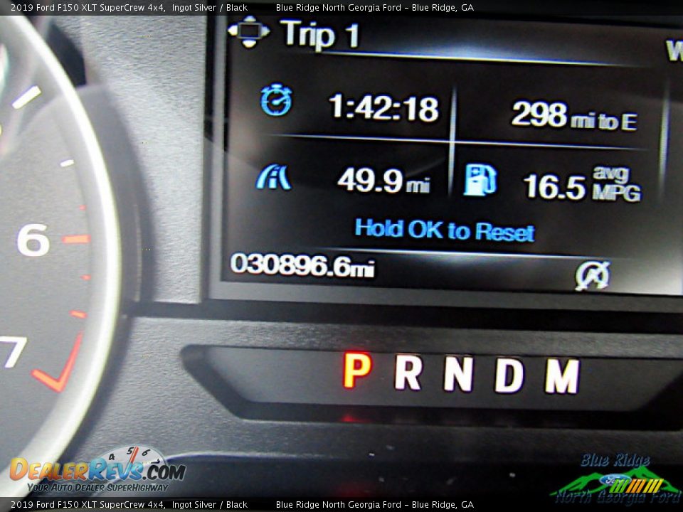 2019 Ford F150 XLT SuperCrew 4x4 Ingot Silver / Black Photo #19