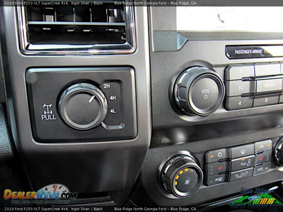 2019 Ford F150 XLT SuperCrew 4x4 Ingot Silver / Black Photo #23