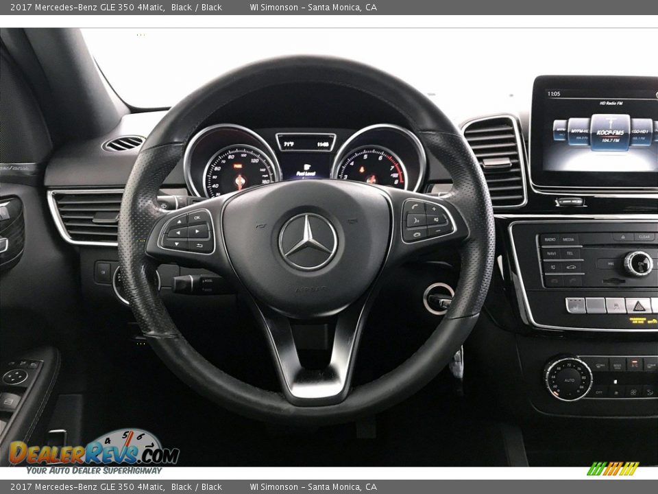 2017 Mercedes-Benz GLE 350 4Matic Steering Wheel Photo #4