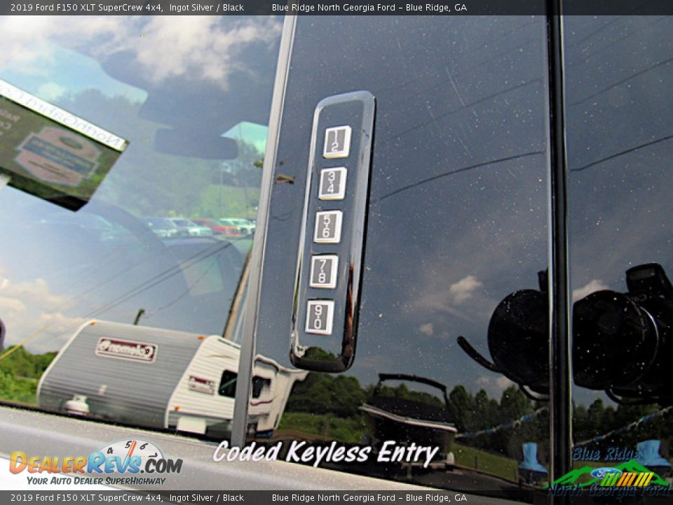 2019 Ford F150 XLT SuperCrew 4x4 Ingot Silver / Black Photo #25