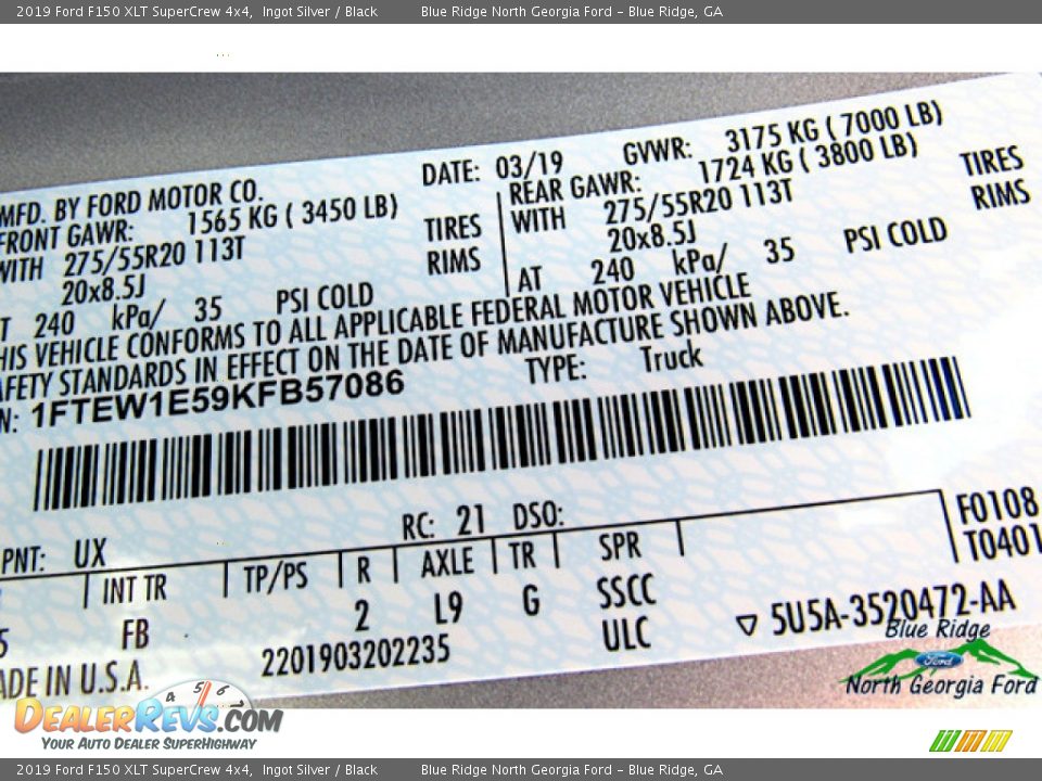 2019 Ford F150 XLT SuperCrew 4x4 Ingot Silver / Black Photo #27