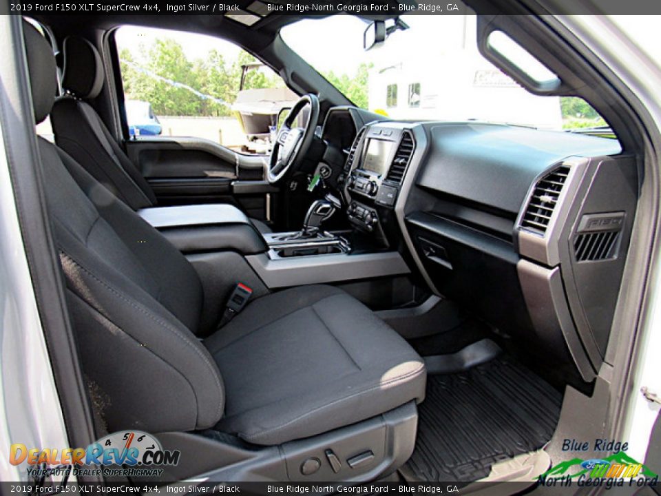 2019 Ford F150 XLT SuperCrew 4x4 Ingot Silver / Black Photo #30