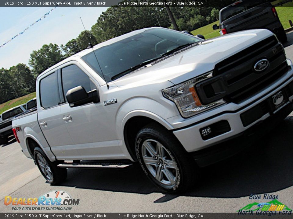 2019 Ford F150 XLT SuperCrew 4x4 Ingot Silver / Black Photo #33