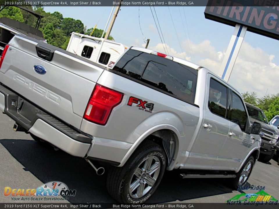 2019 Ford F150 XLT SuperCrew 4x4 Ingot Silver / Black Photo #34