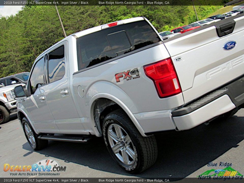 2019 Ford F150 XLT SuperCrew 4x4 Ingot Silver / Black Photo #35