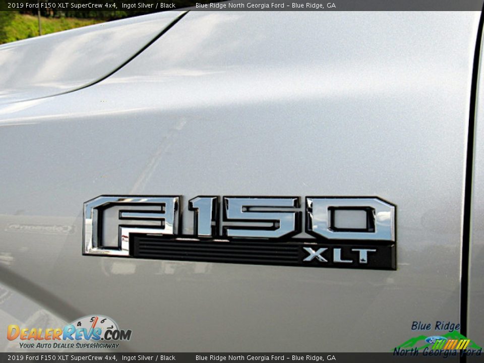 2019 Ford F150 XLT SuperCrew 4x4 Ingot Silver / Black Photo #36