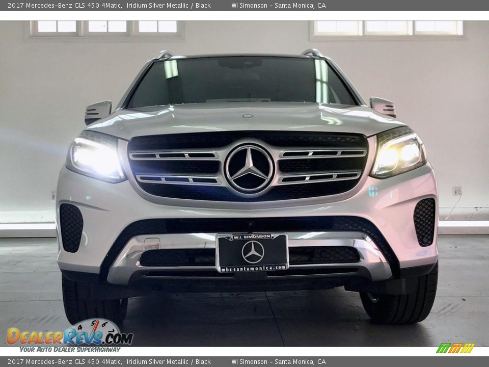 2017 Mercedes-Benz GLS 450 4Matic Iridium Silver Metallic / Black Photo #2