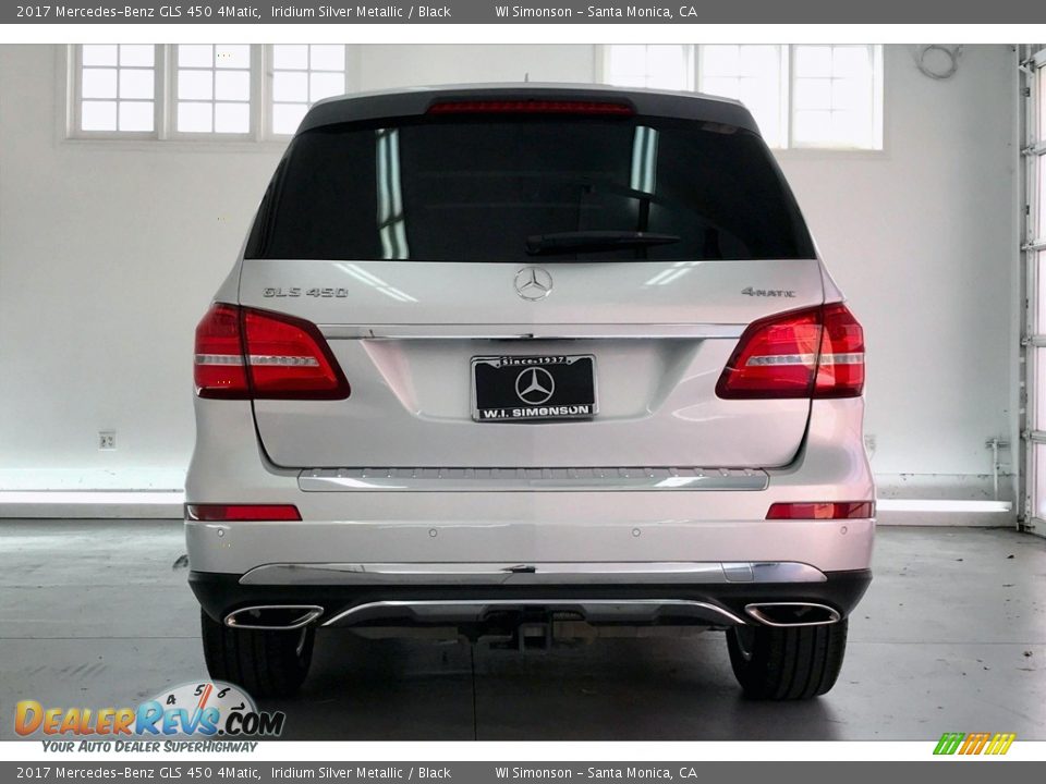 2017 Mercedes-Benz GLS 450 4Matic Iridium Silver Metallic / Black Photo #3