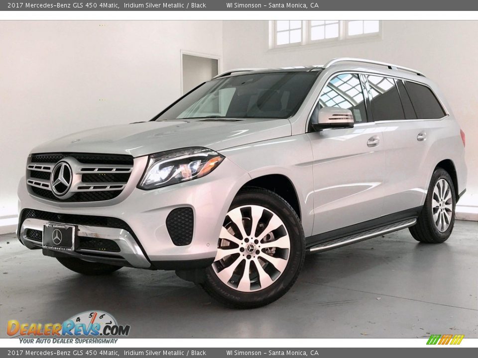 2017 Mercedes-Benz GLS 450 4Matic Iridium Silver Metallic / Black Photo #12