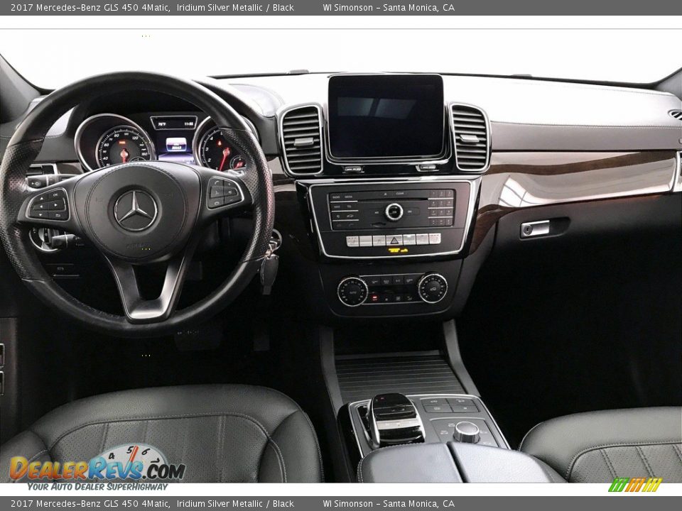 2017 Mercedes-Benz GLS 450 4Matic Iridium Silver Metallic / Black Photo #17