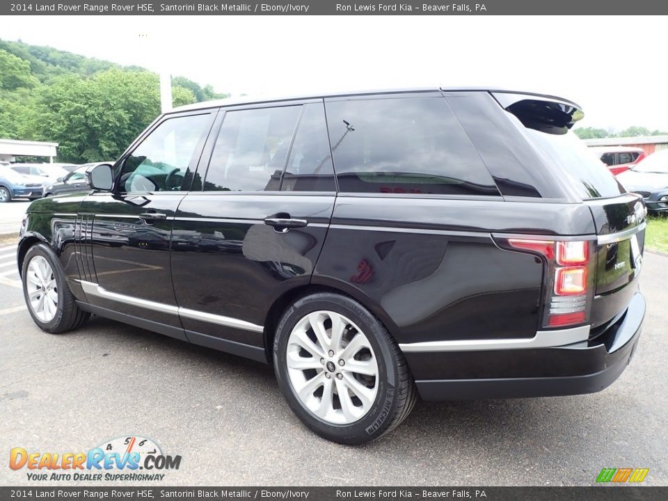 2014 Land Rover Range Rover HSE Santorini Black Metallic / Ebony/Ivory Photo #5