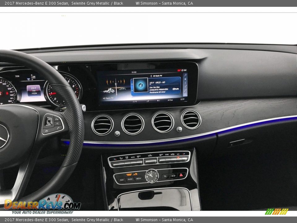 2017 Mercedes-Benz E 300 Sedan Selenite Grey Metallic / Black Photo #5