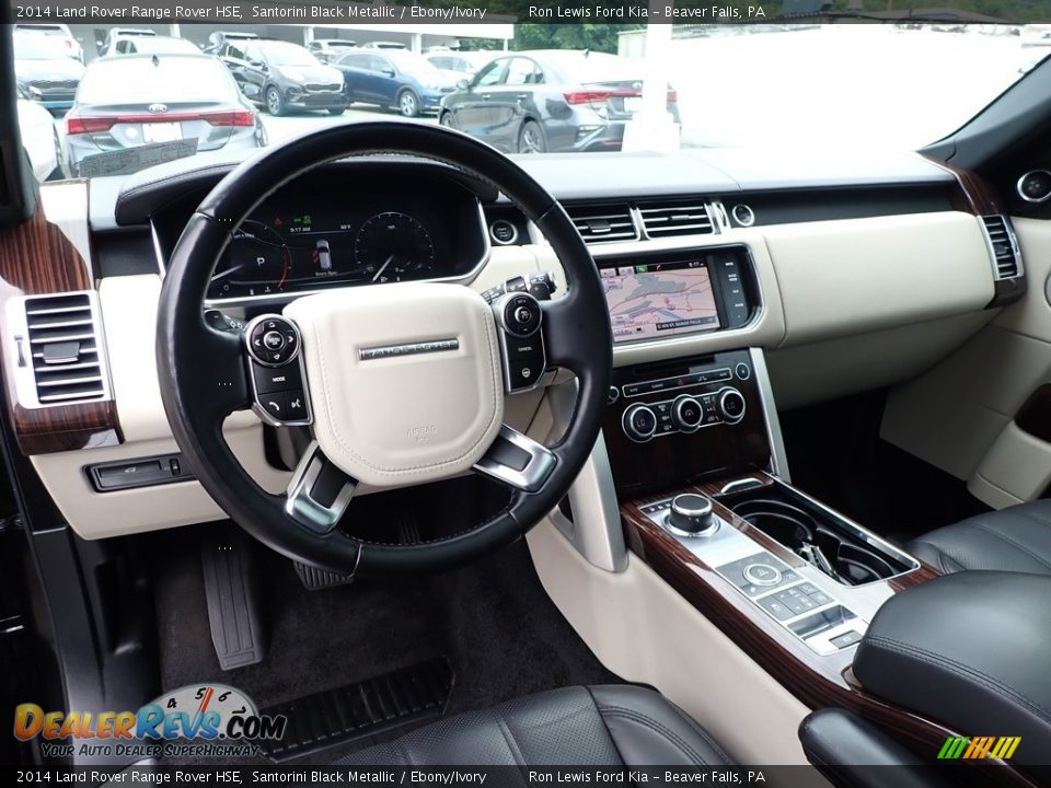 Ebony/Ivory Interior - 2014 Land Rover Range Rover HSE Photo #14