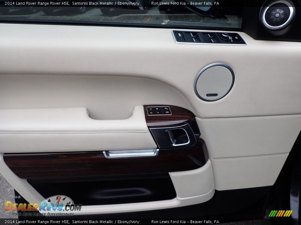 2014 Land Rover Range Rover HSE Santorini Black Metallic / Ebony/Ivory Photo #15