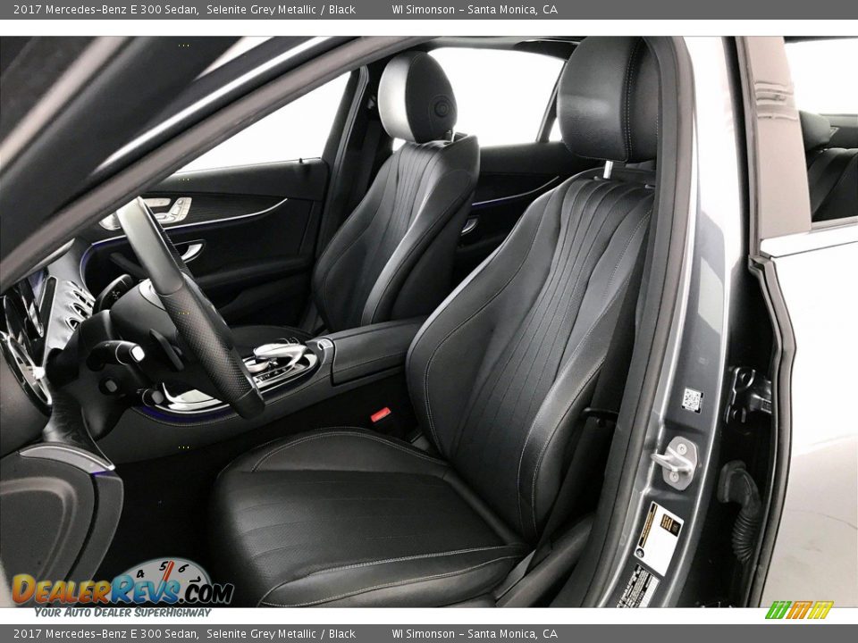 2017 Mercedes-Benz E 300 Sedan Selenite Grey Metallic / Black Photo #14