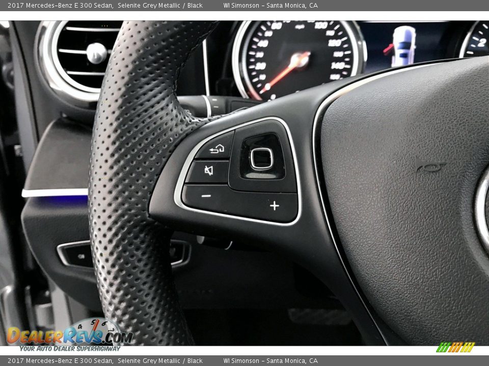 2017 Mercedes-Benz E 300 Sedan Selenite Grey Metallic / Black Photo #18