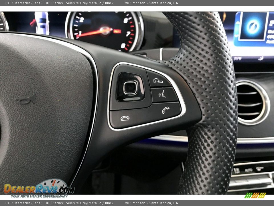 2017 Mercedes-Benz E 300 Sedan Selenite Grey Metallic / Black Photo #19