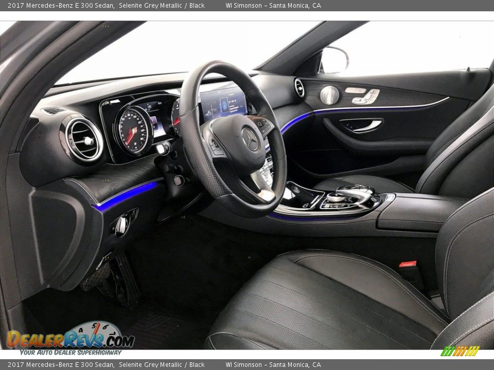 2017 Mercedes-Benz E 300 Sedan Selenite Grey Metallic / Black Photo #22