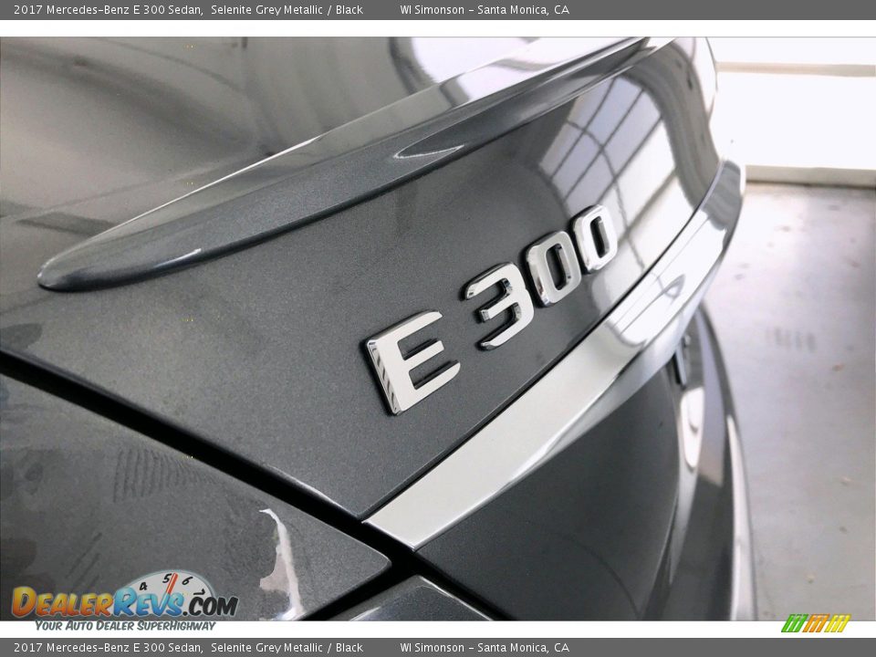 2017 Mercedes-Benz E 300 Sedan Selenite Grey Metallic / Black Photo #27
