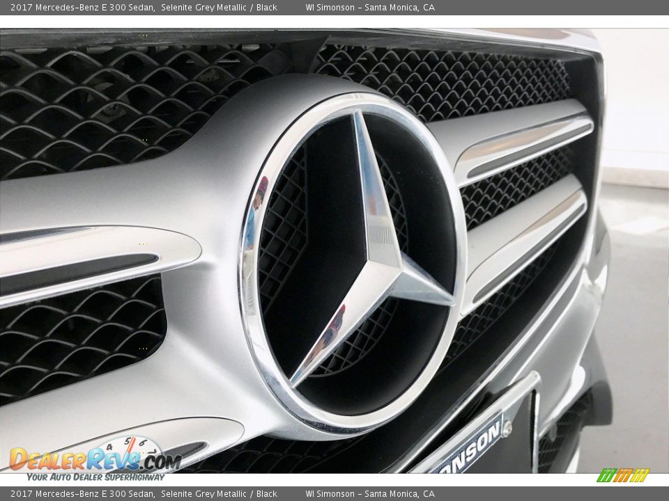 2017 Mercedes-Benz E 300 Sedan Selenite Grey Metallic / Black Photo #33