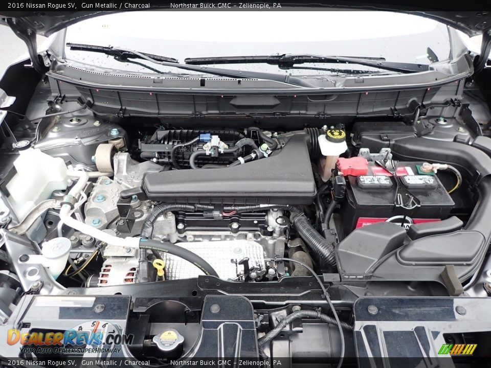2016 Nissan Rogue SV 2.5 Liter DOHC 16-Valve CVTCS 4 Cylinder Engine Photo #2