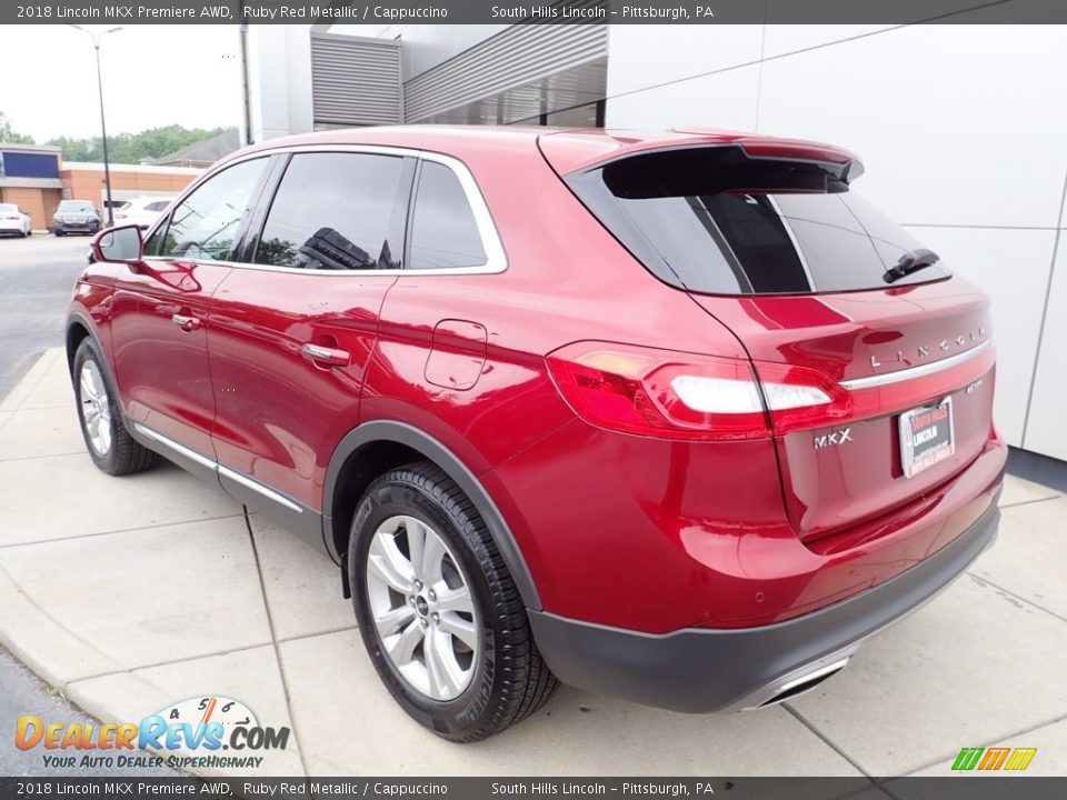 2018 Lincoln MKX Premiere AWD Ruby Red Metallic / Cappuccino Photo #3