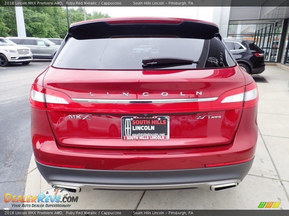 2018 Lincoln MKX Premiere AWD Ruby Red Metallic / Cappuccino Photo #4