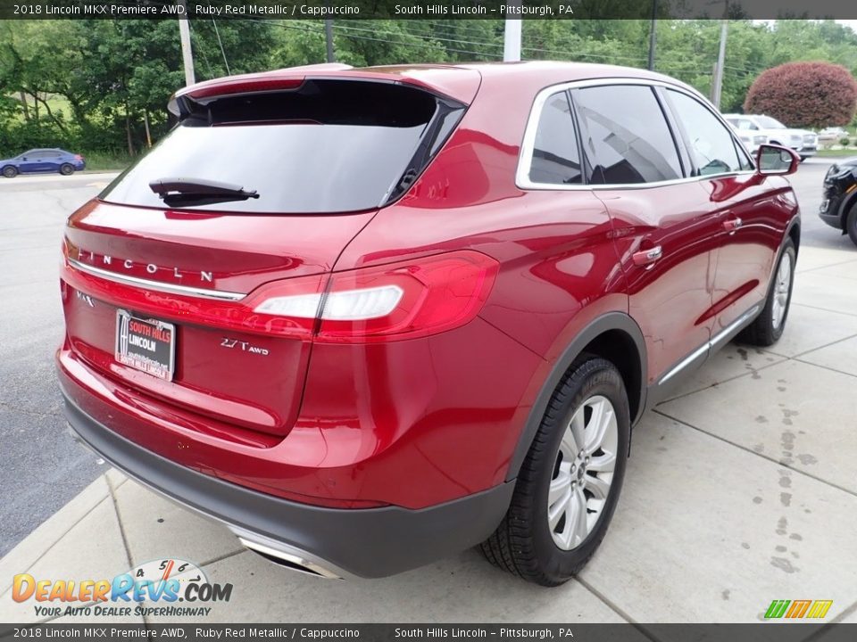 2018 Lincoln MKX Premiere AWD Ruby Red Metallic / Cappuccino Photo #6