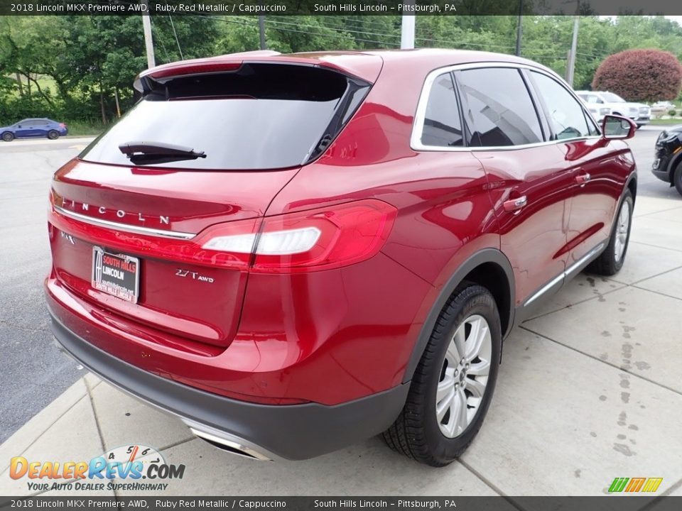 2018 Lincoln MKX Premiere AWD Ruby Red Metallic / Cappuccino Photo #6