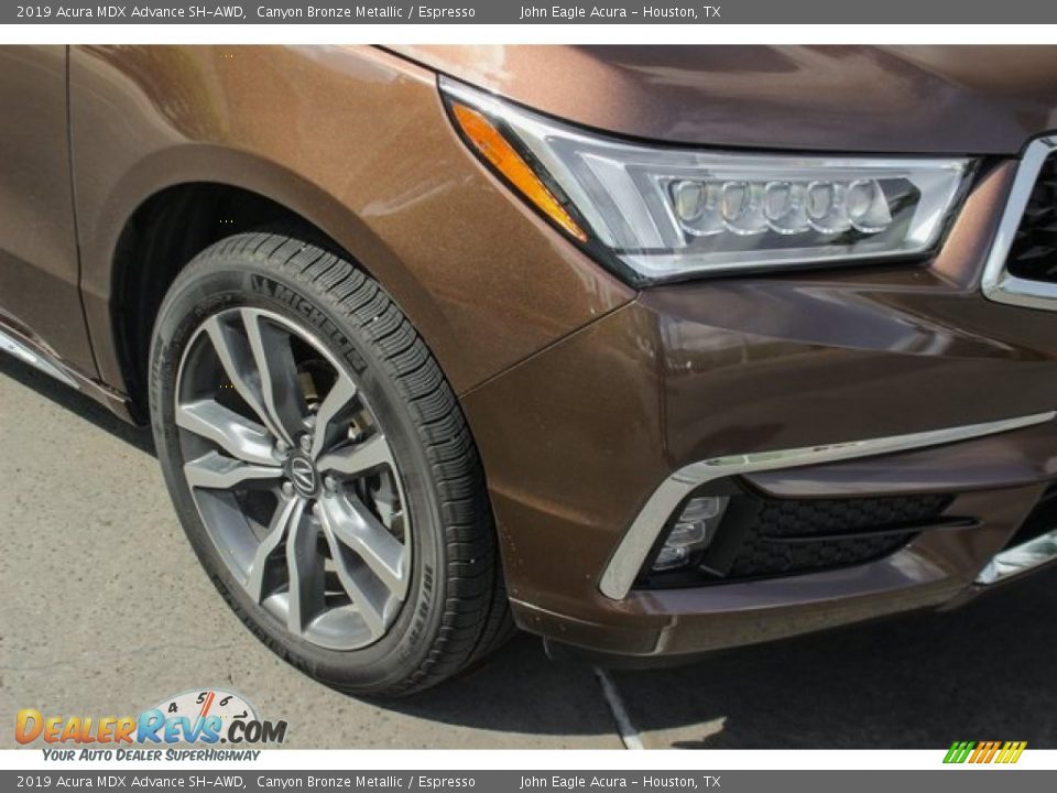 2019 Acura MDX Advance SH-AWD Canyon Bronze Metallic / Espresso Photo #12