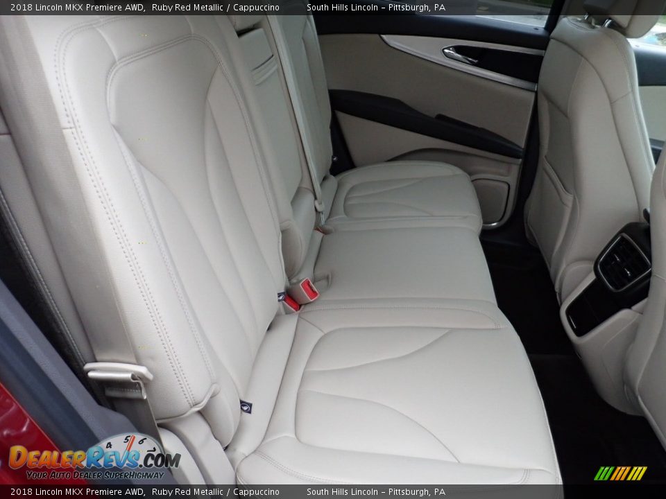 Rear Seat of 2018 Lincoln MKX Premiere AWD Photo #14