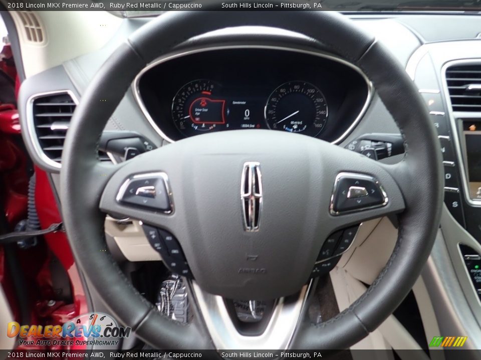 2018 Lincoln MKX Premiere AWD Ruby Red Metallic / Cappuccino Photo #21