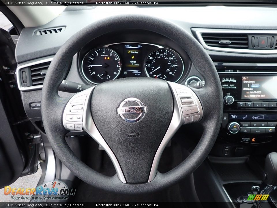 2016 Nissan Rogue SV Steering Wheel Photo #24