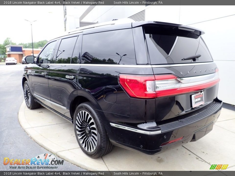 2018 Lincoln Navigator Black Label 4x4 Black Velvet / Mahogany Red Photo #3