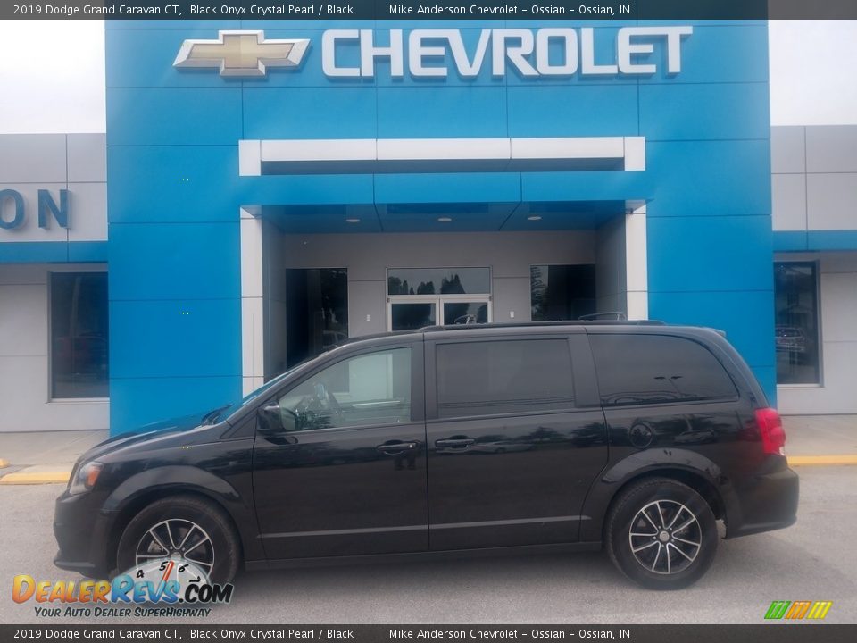 2019 Dodge Grand Caravan GT Black Onyx Crystal Pearl / Black Photo #1