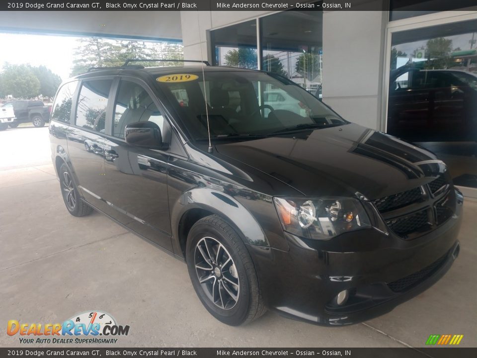 2019 Dodge Grand Caravan GT Black Onyx Crystal Pearl / Black Photo #2
