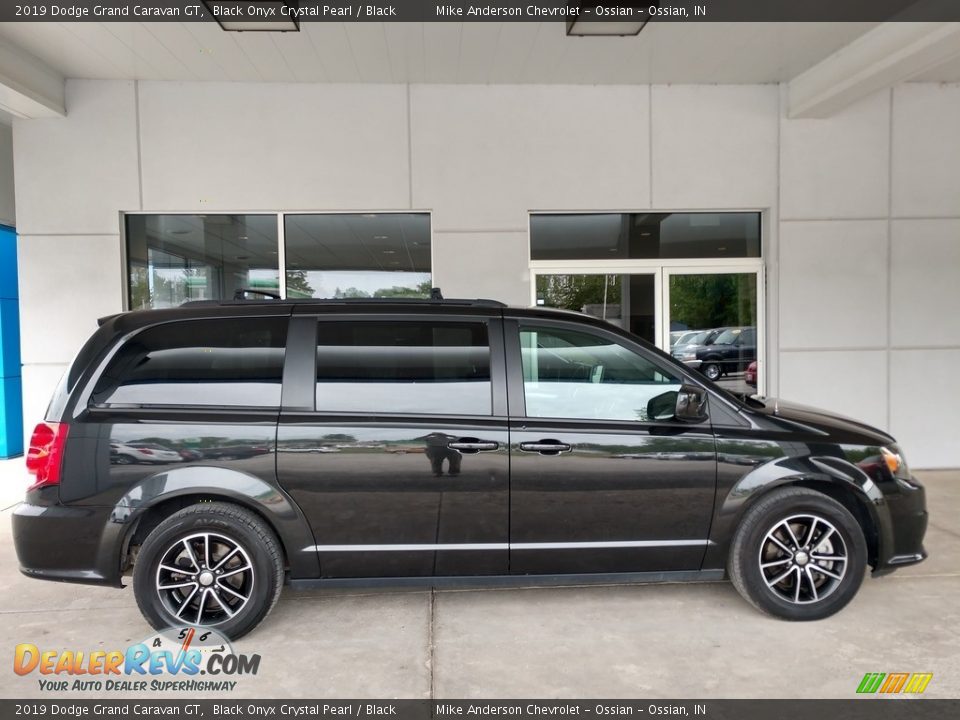 2019 Dodge Grand Caravan GT Black Onyx Crystal Pearl / Black Photo #3