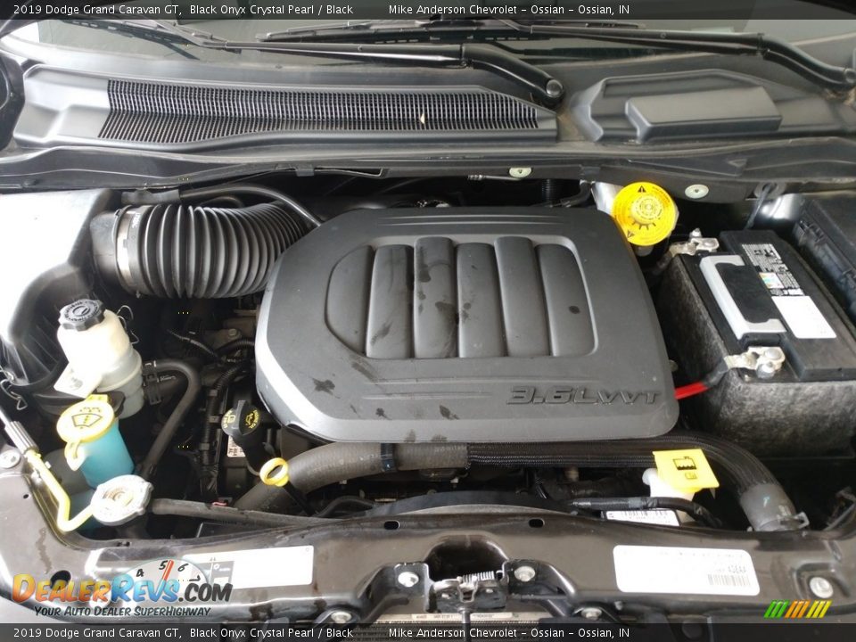 2019 Dodge Grand Caravan GT Black Onyx Crystal Pearl / Black Photo #10
