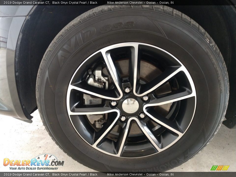 2019 Dodge Grand Caravan GT Black Onyx Crystal Pearl / Black Photo #14