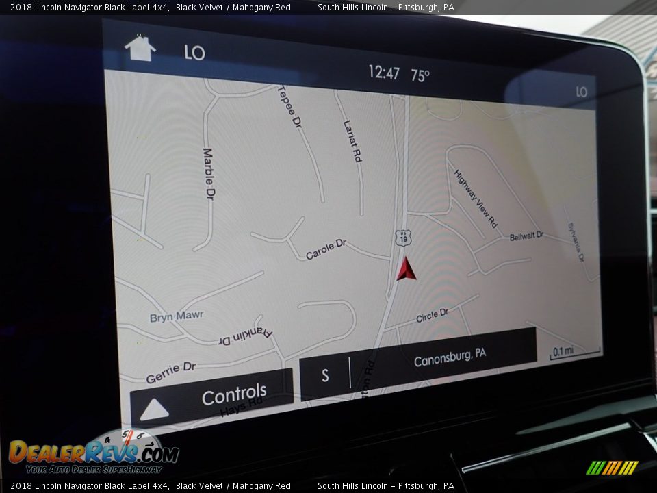 2018 Lincoln Navigator Black Label 4x4 Black Velvet / Mahogany Red Photo #21