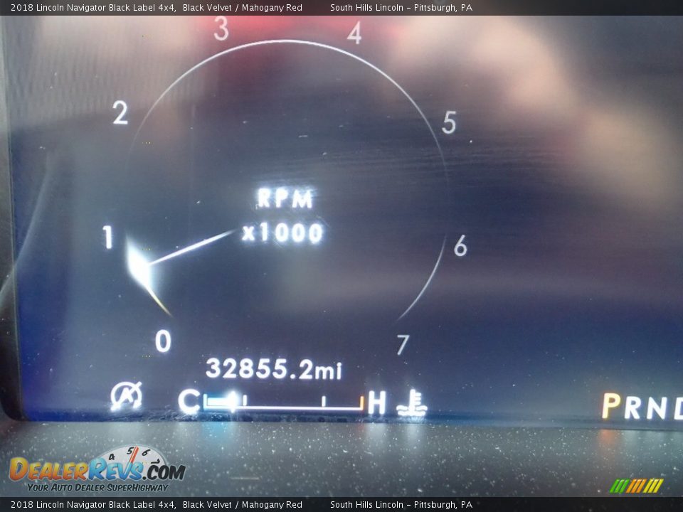 2018 Lincoln Navigator Black Label 4x4 Black Velvet / Mahogany Red Photo #24
