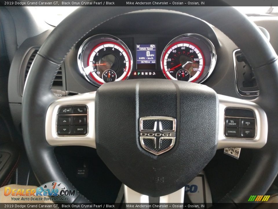 2019 Dodge Grand Caravan GT Black Onyx Crystal Pearl / Black Photo #21