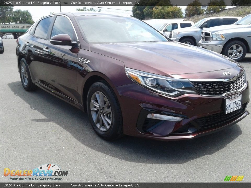 2020 Kia Optima LX Sangria / Black Photo #1