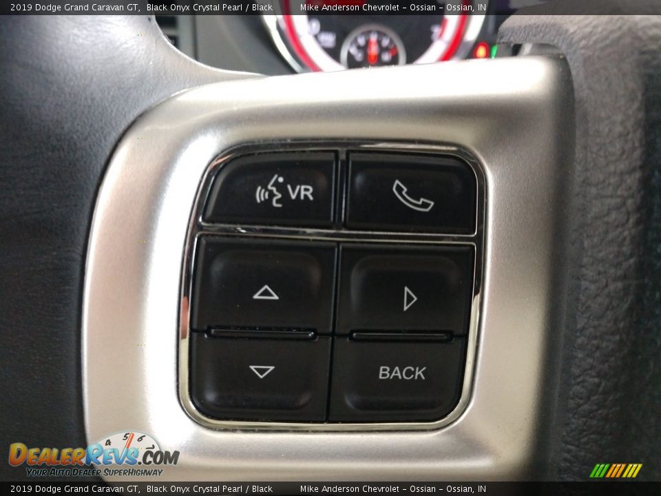 2019 Dodge Grand Caravan GT Black Onyx Crystal Pearl / Black Photo #22