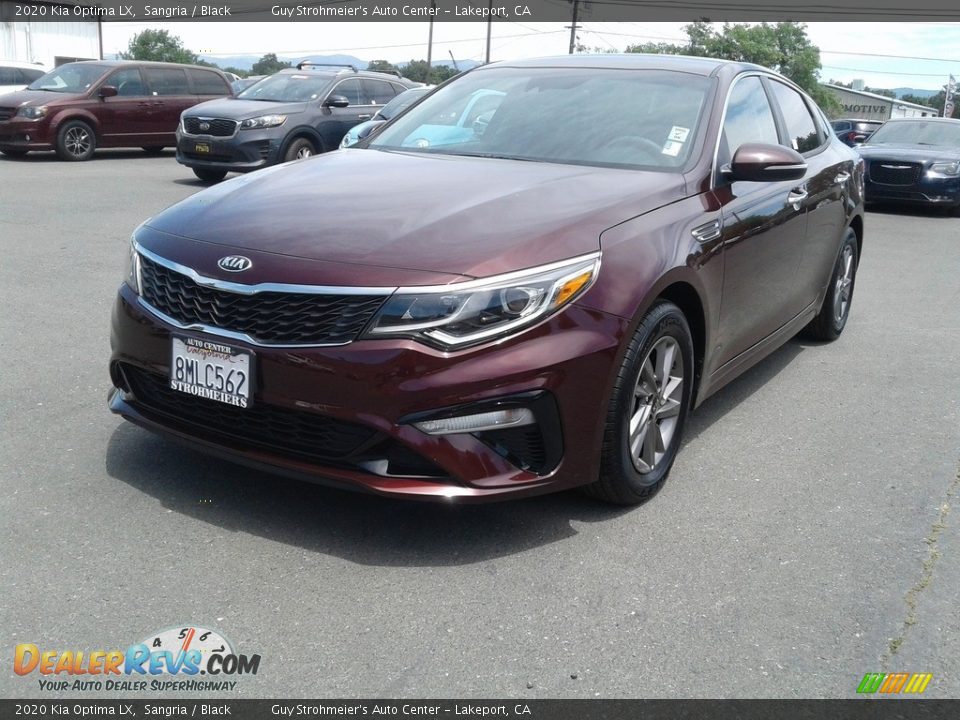 2020 Kia Optima LX Sangria / Black Photo #2